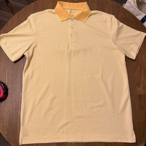 Van Heusen Light Yellow Striped Polo Shirt